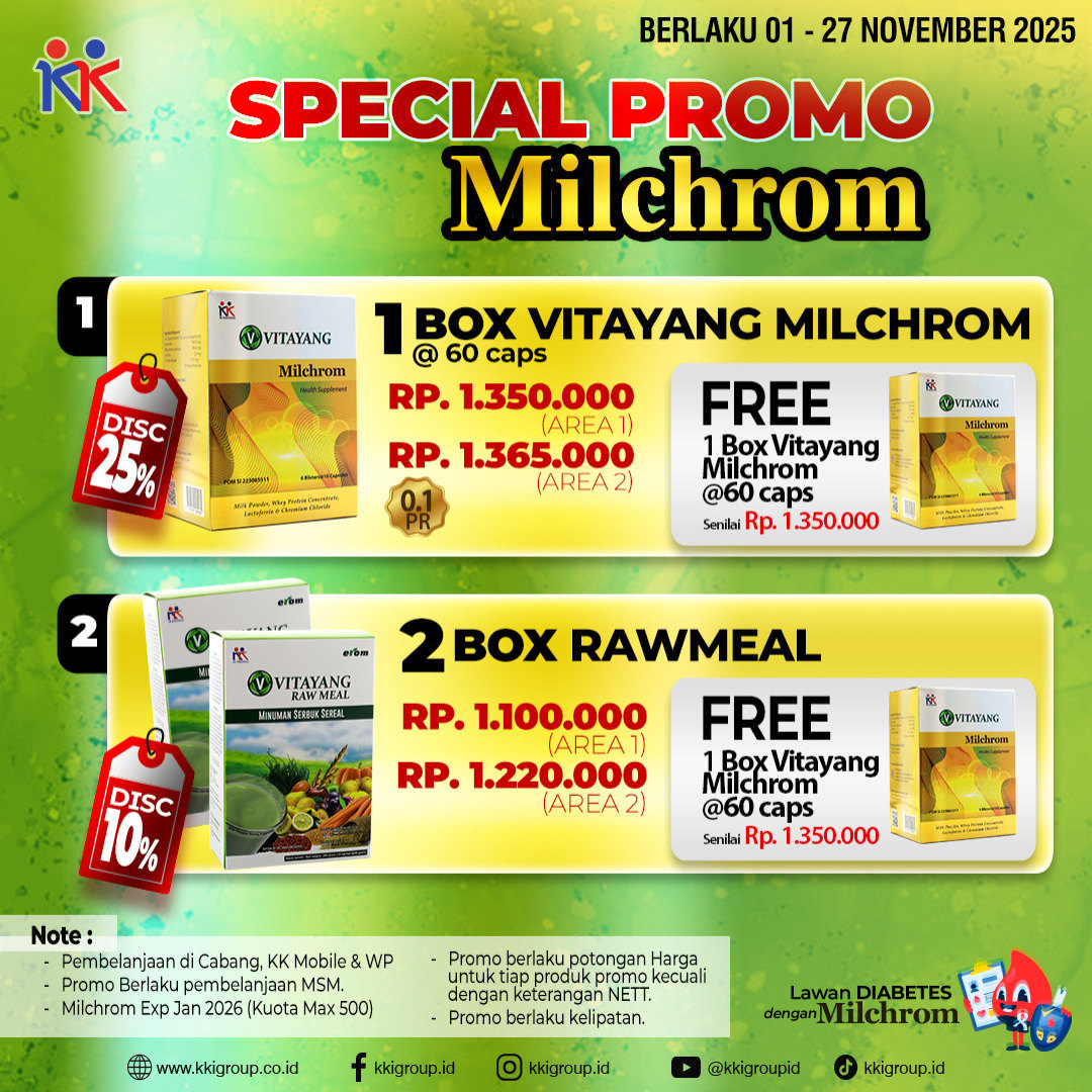 PROMO PROMO MILCHROME FREE 1 MILCHROM